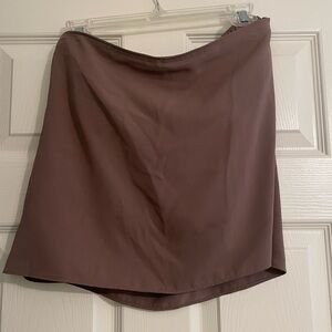 Abercrombie Brown Mini Skort